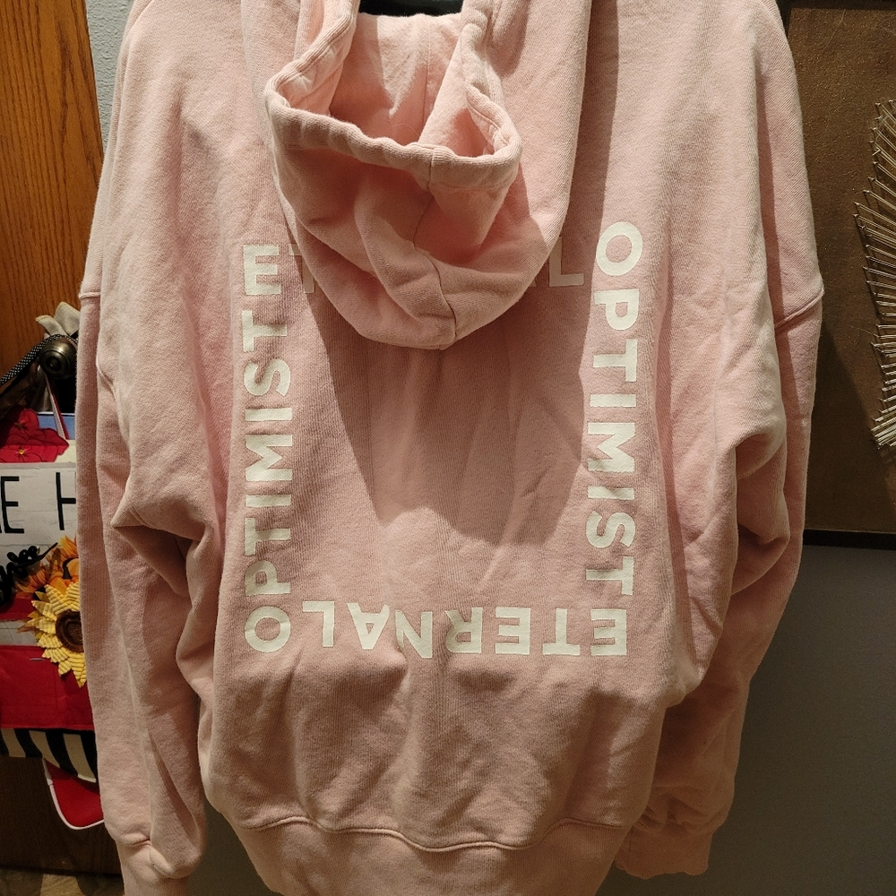 Spiritual gangster blush pink hoodie - Picture 3 of 3